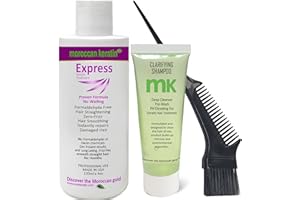 Moroccan Keratin FORMALDEHYDE-FREE Most Effective Brazilian Keratin Hair Blowout Straightening Smoothing Hair Treatment