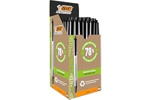 BIC Ecolutions Clic Stic Długopis czarny Pudełko 50szt