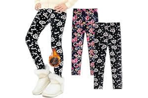 Charmi Leggins Termicos Pantalon Invierno Forro Polar Niña Pack de 2