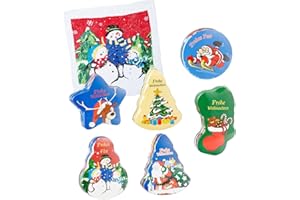 MIK Funshopping Set di asciugamani magici per la pulizia, asciugamano magico, regalo per bambini Tombola (set da 6 felici Natale)