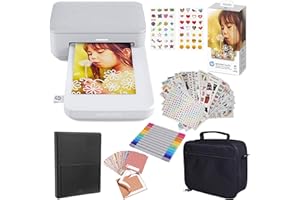 HP Sprocket Studio Imprimante Photo instantanée 4 x 6 - Ensemble : Papier Photo, étui, Album Photo, marqueurs, Ensembles d'autocollants.