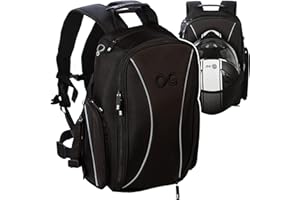 OG Original Mochila Moto GO Negra Impermeable 20L, Bolsa Porta-Cascos Motorista, Correa Casco, Ciclismo, Hombre, Portátil, Reflectante, Bolsillo Antirrobo