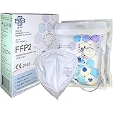 FFP2 protective masks- Box of 10 pieces - CE certified, with elastic bands and adaptable nose clip | 5 filtration layers, pro