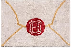 Jay Franco Harry Potter Hogwarts Letter Kids Bath Rug - Soft, Non-Slip, Machine Washable, Bathroom Mat 20 x 30