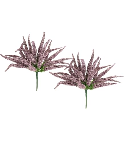Amazon.de: Seidenblumen Ro Knstliches Erika/Heidekraut 32x28cm im Topf PM  Kunstpflanzen Kunstblumen Erikabusch  (Lila)