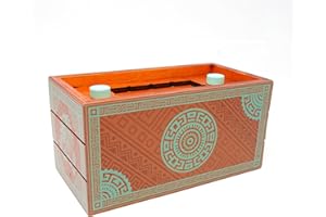 Mayan Puzzle Box by Crux Puzzles - Fun Wooden Puzzle Box With Two Hidden Compartments