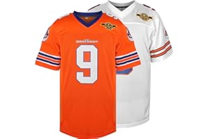 VINKING The Waterboy #9 Bobby Boucher Adam Sandler 50th Anniversary Movie Mud Dogs Bourbon Bowl Fußballtrikot