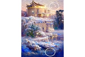 Lunyloer 5D Diamond Painting Set, DIY Full Diamant Malen nach Zahlen, Anfänger Erwachsene Cross Stitch Stickerei Malerei Cuts Set für Home Wand Décor 30x40cm