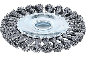 ‎BGS BGS 3986 | Scheibenbürste / Zopfrundbürste | Ø 125 mm | Bohrung 22,2 mm