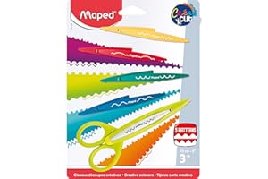 Maped Ciseaux cranteurs, Coloris assorits
