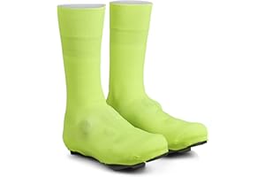 GripGrab Flandrien Waterproof Knitted Road Cycling Shoe Covers High Cut Windproof Insulating Zipperless Aero Overshoes
