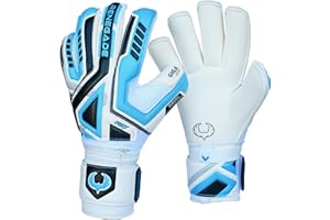 Renegade GK Fury Gants De Gardien De But (Tailles 7-11, Level 4) 4+3MM Giga Grip & Pro-Tek Fingersaves | Excellent Poigne & Protection | Gant Gardien de But Adulte, Homme, Junior