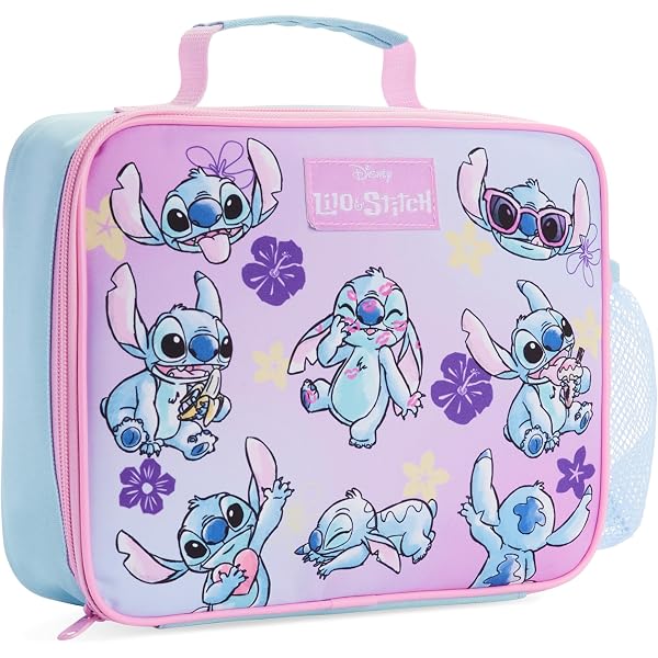 CERDÁ LIFE'S LITTLE MOMENTS Trousse ovale de Stitch - Couleur lilas - 8,5 x 5 x 22,5 cm - Fermeture éclair - Polyvalent et durable - Produit original conçu en Espagne, lilas
