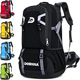 DORNNA - Trekking and Hiking Backpack 60 Litres, Waterproof Backpack for Mountains, Camino de Santiago and Camping with Multi