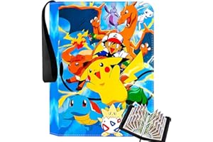 LUTANDI Karten Sammelalbum für Karten 50 Seiten 400 Kartenkapazität,Karten Sammelalbum,Sammelmappe Karten,Sammelalbum für Karten,Geschenk Kinder