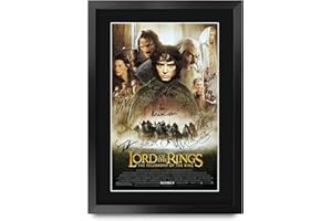 HWC Trading Lord Of The Rings The Fellowship Of The Ring A3 Incorniciato Firmato Regalo Visualizzazione Delle Foto Print Immagine Autografo Stampato Per Gli Appassionati Di Cinema