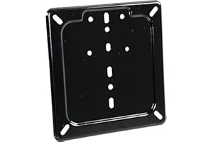 Lampa 90148 Porta targa in acciaio inox - Nero