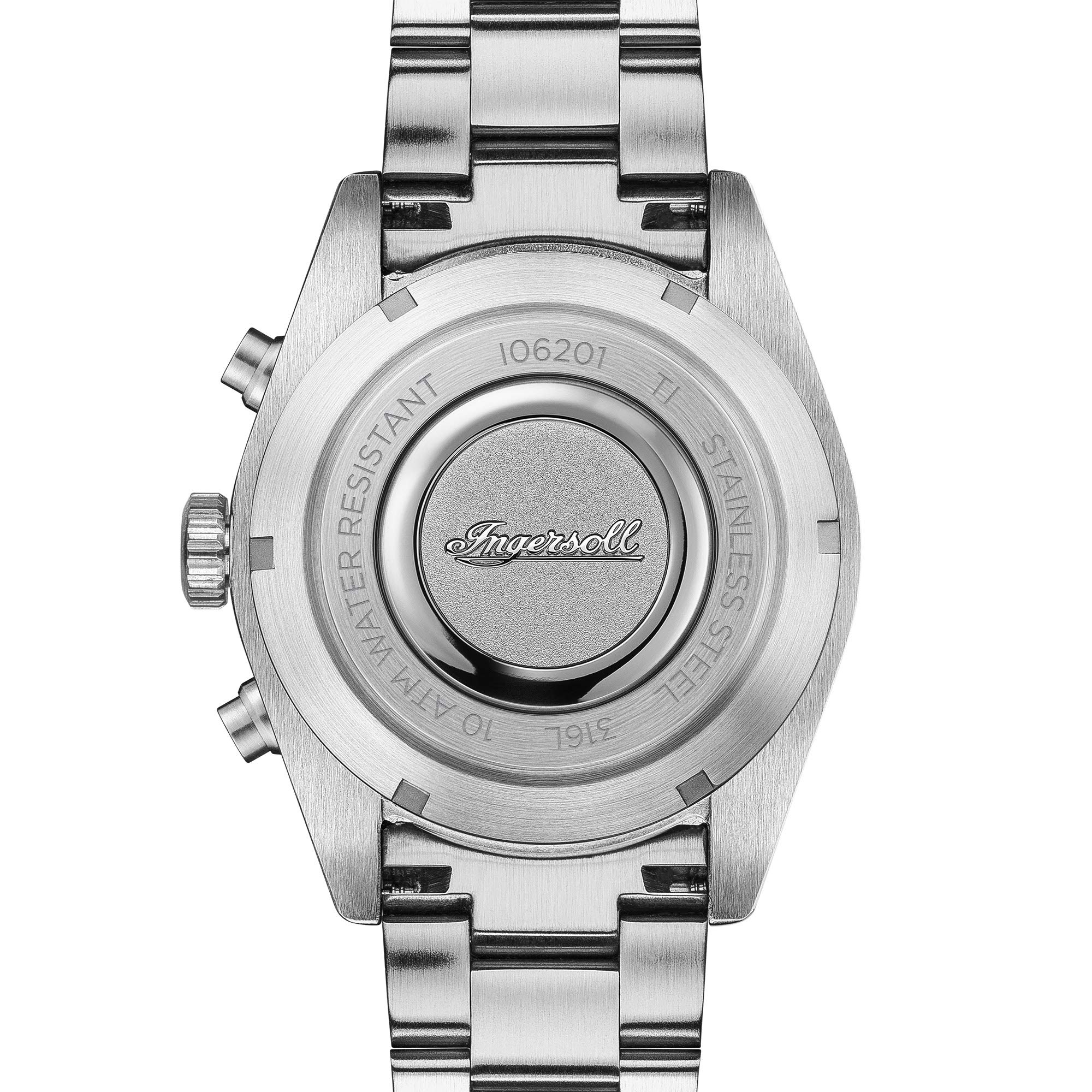 Ingersoll The Scovill Gents Quartz Chronograph Watch I06201 with a Stainless Steel case and Stainless Steel Bracelet – Bild 6