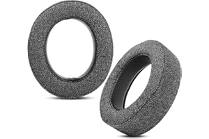 ‎HTINDUSTRY HTINDUSTRY Oddychające wymienne nauszniki kompatybilne z nausznikami słuchawek Corsair HS70 Pro HS60 Pro HS50 Pro z oddychającą tkaniną/wysokiej jakości pianką
