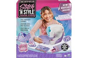 Cool MAKER Recarga Set – con máquina de Coser Stitch n Style para Usar, 6 proyectos de Costura para niños a Partir de 8 años, Color Kit (Spin Master 6064817)