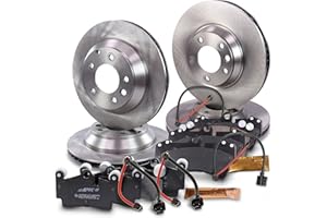 ATEC GERMANY BESTPRICE Set freni incl. dischi freno anteriori Ø 350 mm ventilati + posteriori Ø 330 mm ventilati + pastiglie freno anteriori e posteriori Compatibile con AUDI Q7 (4LB), VW TOUAREG (7LA, 7L6, 7L7)