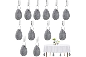 Poids pour Nappe de Table avec Pinces Marbre Naturel de Poids Nappe Fête Pierre Pendentif Nappe pour Exterieur Jardin pour intérieur ou extérieur, cuisine, mariage, fête, pique-nique Les buffets