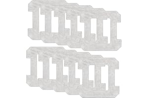 GENHH 10 Stück Reinigungspad Ersatzteile für Ecovacs Winbot W1 / W1 Pro / W2 / W2 Omni Fensterputzroboter, Fensterreiniger Roboter Reinigungstuch für Waschbare Mikrofaser Wischtücher