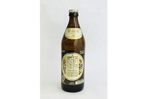 AUGUSTINER BRAUEREI MÜNCHEN Augustinerbräu - Edelstoff Exportbier (12 Flaschen à 0,5 l / 5,6% vol.)