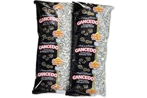 THE BLACK HOOF 2 kg. Pipas - Graines de Tournesol Géantes Grillées et Salées, une collation très espagnole - Pipas Tostadas y Saladas (2x1Kg.)