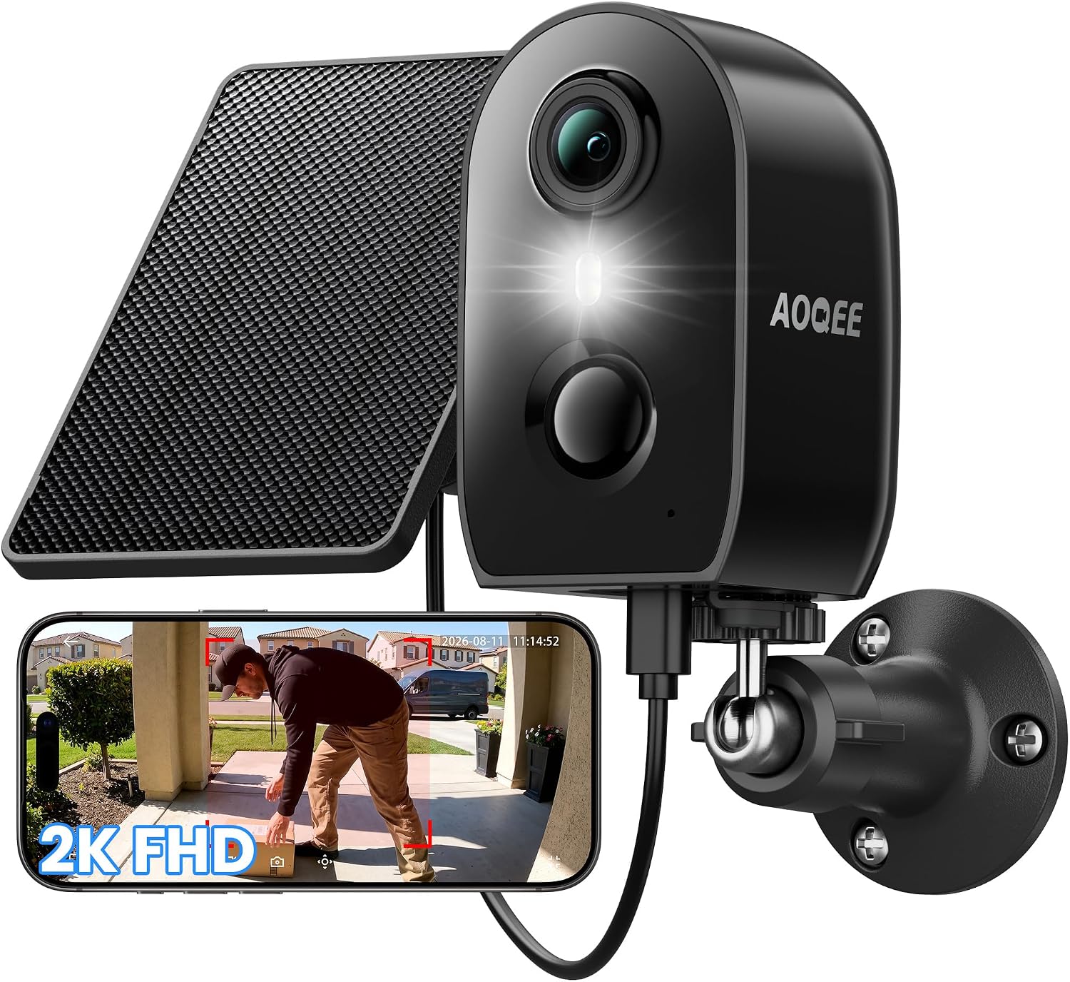 Avis d'Expert & Test Approfondi : AOQEE 2K 3MP Caméra Surveillance WiFi Extérie (Sélection)