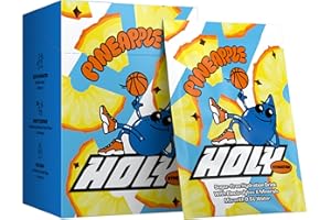 HOLY ENERGY HOLY Hydration 10er Tasting Box ‘Pineapple’ with pineapple flavor powder | 10 servings with valuable electrolytes & minerals | Hydration Drink | Vegan with natural fruit flavors