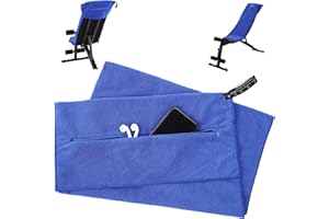 ‎JMQYS JMQYS Fitness Handtuch Sporthandtuch Mikrofaser Handtücher Gym Handtuch mit Reißverschlusstasche Tasche Antirutsch Fixierung für Damen Herren Saugfähig Handtuch für Sport Fitnessstudio Yoga