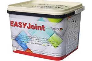 AZPECTS EASYJoint Patio Sand Ready Mixed Paving Jointing Compound For Outdoor Natural Stone, Slate And More. 12.5kg All Weather, Strong And Durable Sweep In Joint Compound - Mushroom