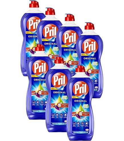 Pril Spülmittel Original Limette 675ml - Hohe Fettlösekraft (5er Pack) 405590220 Pril Spülmittel Original Limette 675ml - Hohe Fettlösekraft (5er Pack) 405590220