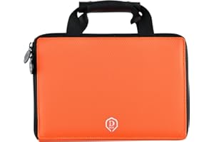 ONE80 Dart Master Box Koffer - Moderne Farben, Platz für 6 Darts und Viel Zubehör (Orange)