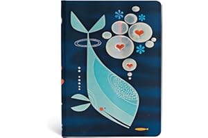 Carnet PAPERBLANKS Ligné - Midi 120×170mm - Les Amis Animaux de Tracy Walker série La Baleine et Compagnie
