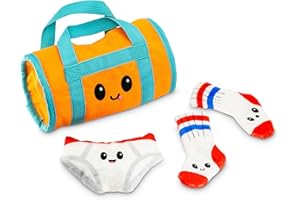 Pet Craft Supply, Hide&Seek, Giocattoli per cani di peluche che scricchiolano, interattivi, rompicapo, masticare, recuperare, trattare, stimola il cervello, simpatico e divertente, set da 4 pezzi