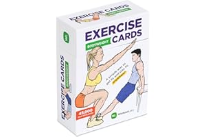 WorkoutLabs Faire du Sport Maison sans équipement -Kit Sport Maison-Machine Sport Maison-Cartes pour entraînement pour Femmes et Hommes Cartes de Fitness - 60 Exercices et 12 Routines
