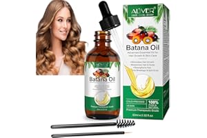 JCZQDRPC Batana Oil for Hair Growth, 60ml Natural Batana Oil for Healthier Thicker Fuller Hair,Repairs Damaged Hair, for Skin & Hair Care, Eyelashs, Eyebrows, Face, Body Massage Oil