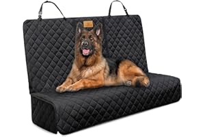 AMZPET Dog Car Seat Cover (Extra Wide: 143cm) - Waterproof - Non-slip & Scratch Proof - Durable - 56 x 45 x 143 cm