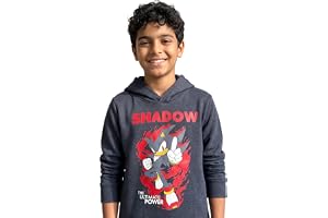 United Labels Sonic The Hedgehog huvtröja för pojkar – Shadow barn huvtröja tröja med huva sweatshirt