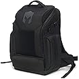 CATURIX ATTACHADER - Gaming backpack for laptops and consoles up to 15.6", Water-repellent backpack with 28l volume, black
