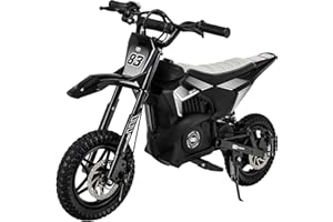 ‎ACTIONBIKES MOTORS Actionbikes Motors Elektro Motorrad Kinder | 𝟐𝟒 Volt 𝟐𝟓𝟎 Watt Motor bis 𝟐𝟐 km/h | E Bike | Dirt Bike | Electric Bike | Motocross | Pocketbikes | Pocketbike | Dirtbike ab 8 Jahren (Schwarz)