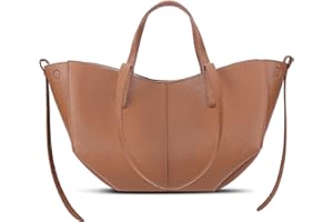 ACUYE, Borsa tote in pelle da donna, borsa a tracolla a forma di mezzaluna, borsa da lavoro