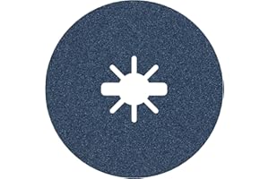 Bosch 1x Ścierna tarcza fibrowa PRO Steel R574 do mechanizmu X-Lock (do Stal, Stal, Ø 125 mm, Ziarnistość 60, Professional Akcesoria Mała szlifierka kątowa)