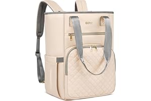 ‎CAFELE Laptop Rucksack,Weite offene Reise Rucksack Geldbörse Convertible Business Computer Tote Daypack,17.3 Zoll Arbeit Laptop Tasche,Lehrer Krankenschwester Rucksack,2322H-04