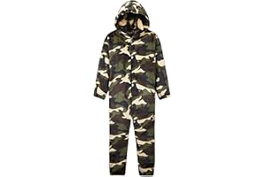 CityComfort Onesie Kinder Fleece Overall Jumpsuit Schlafanzug Jungen Mädchen Extra Weich Einteiler Ganzkörperanzug Schlafoverall Pyjama Strampelanzug 7-14 Jahre