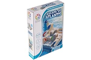 SMARTGAMES Smart Games - Escapa De Atlantis | Rompecabezas Niños | Juego De Mesa 8 Años O Más | Juegos Para Niños | Regalos Niños 8 Años O Más | Juego Mesa Piezas 3d
