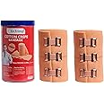 DR.TRIMP Cotton Crepe Bandage for Pain Relief Tape for Injury & Muscle Compression (10cm (Pack of 2))