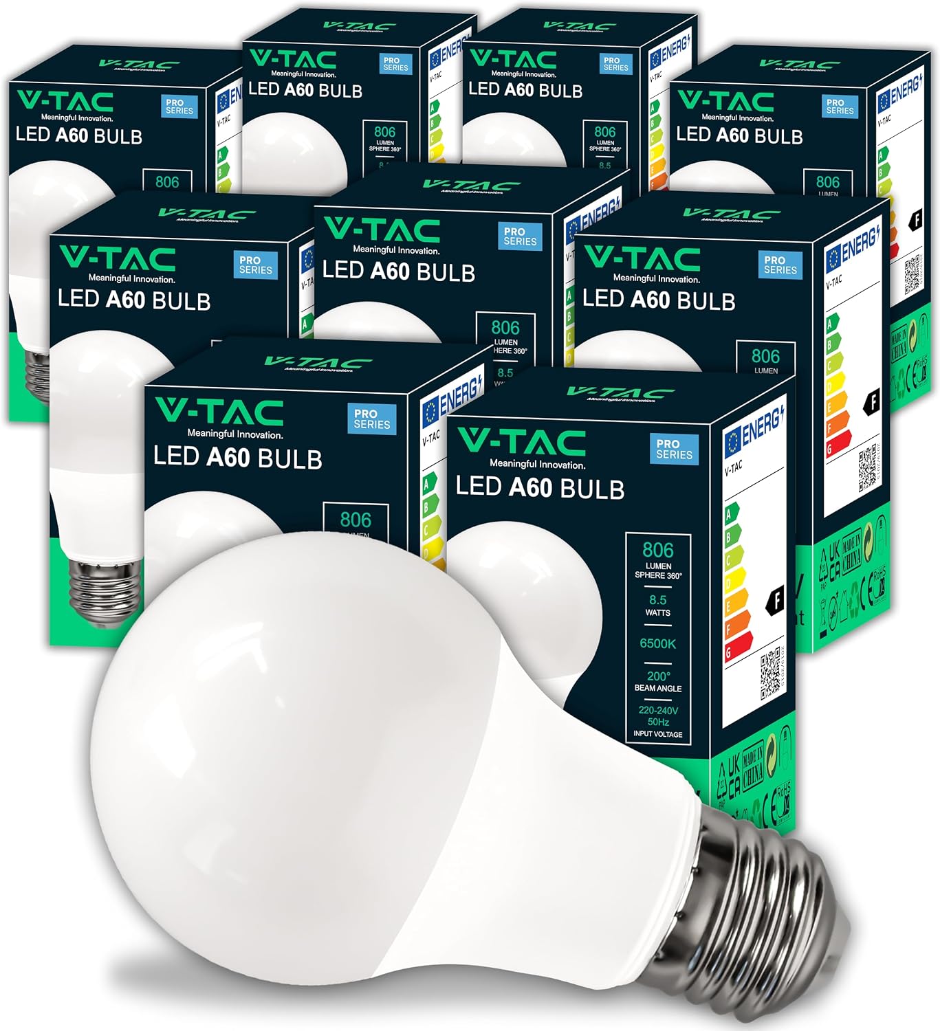 Avis d'Expert & Test Approfondi : V-TAC 10x Bombillas LED E27-8 5W ALT SIMA EFI (Sélection)